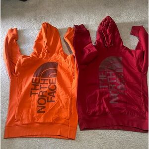 Two NorthFace hoodies new size Medium without tags